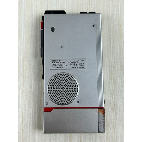 SONY Microcassette Corder M-100 - Picture 6 of 14